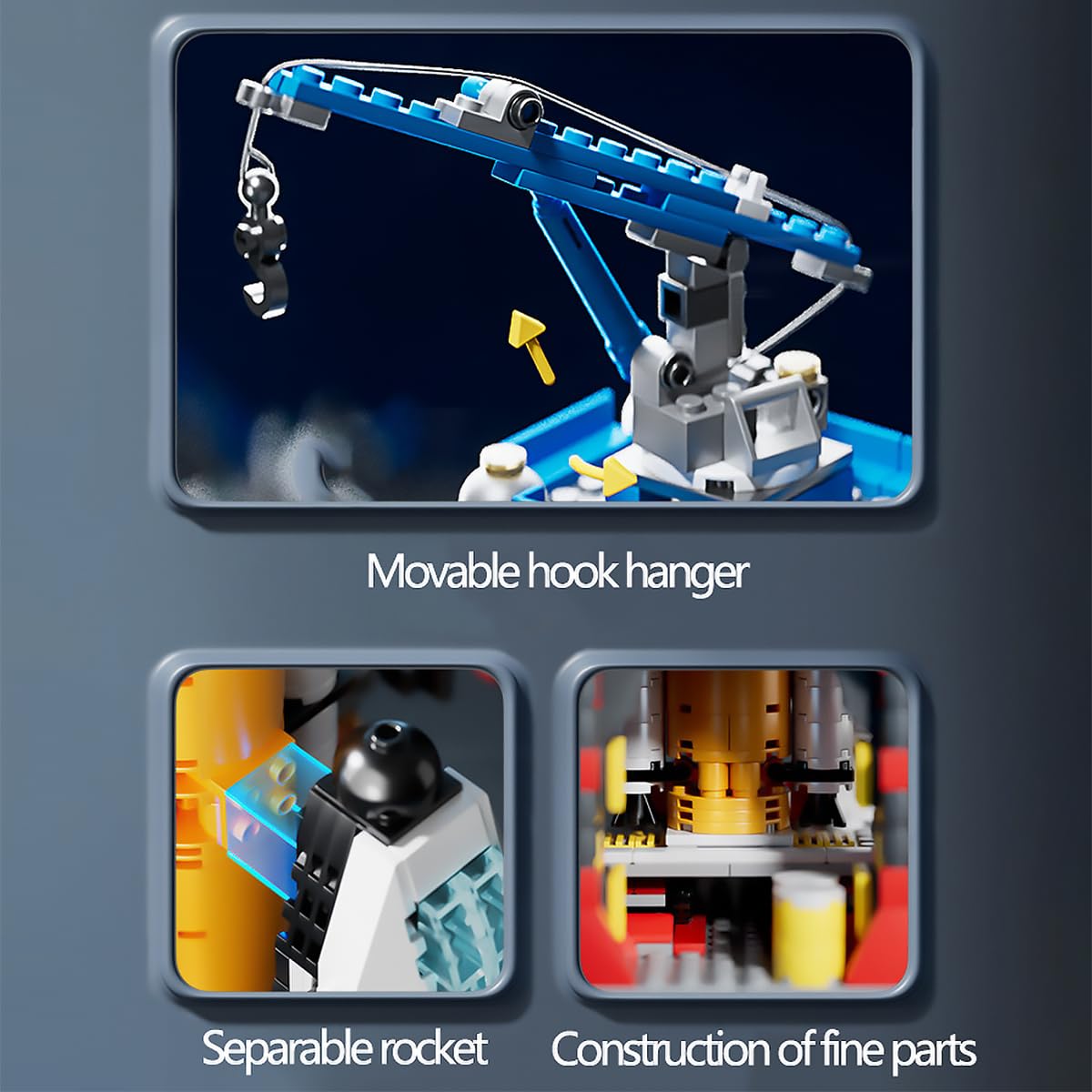 ブロック玩具の宇宙船 ブロック玩具の宇宙船 ブロック玩具の宇宙船 ブロック玩具の宇宙船